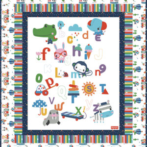 Fisher-Price Let's Play Panel Quilt Kit - Riley Blake Designs