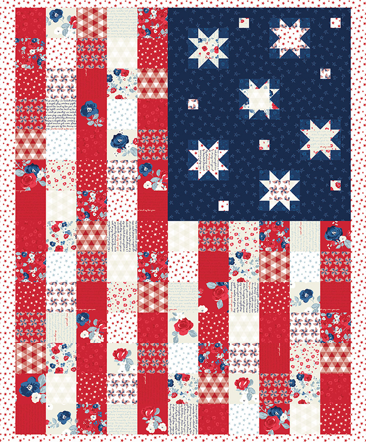 Land of Liberty Flag Panel - Riley Blake Designs - Image 3