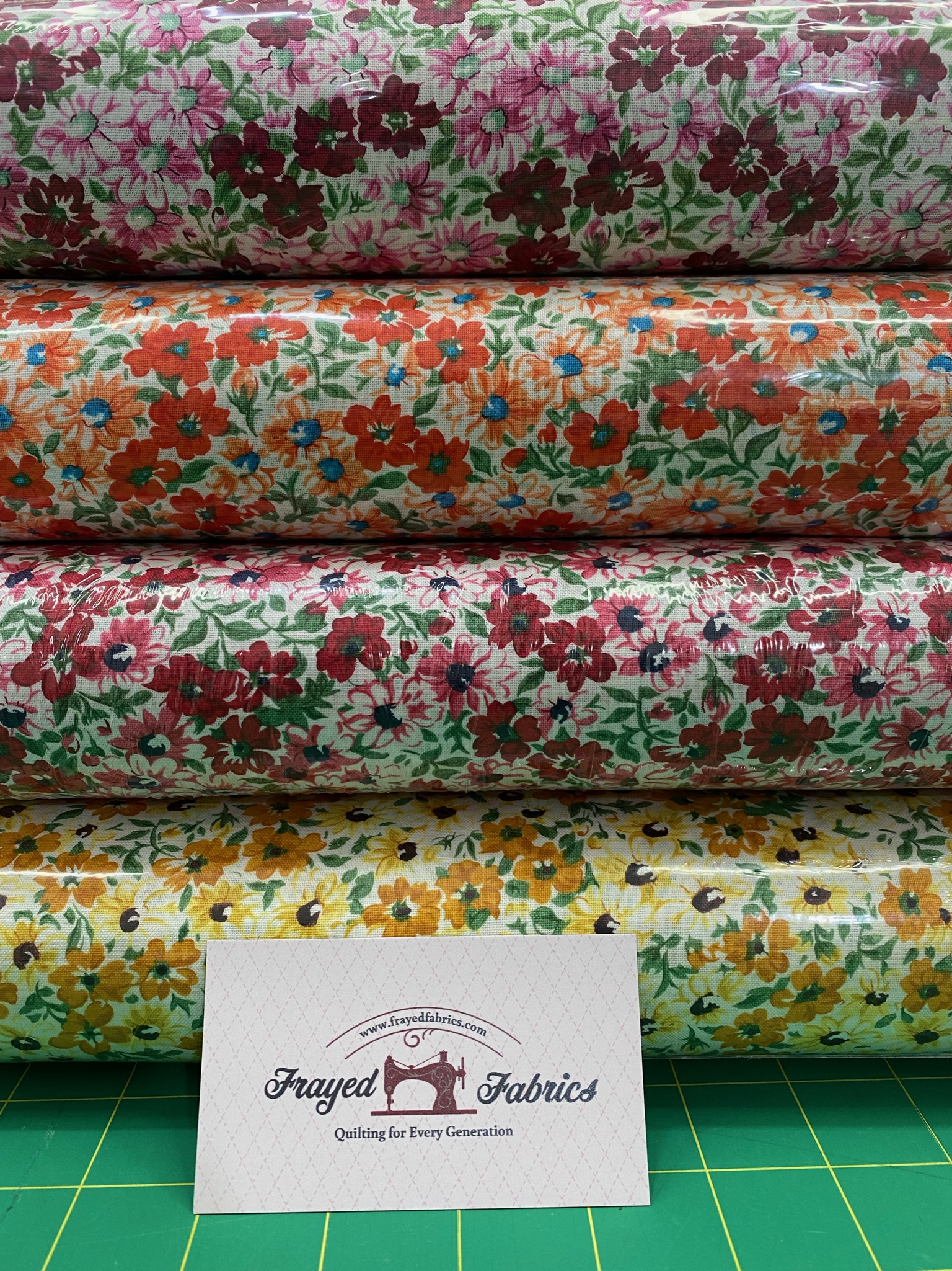 Flower Patch Navy - Yardage - Image 3