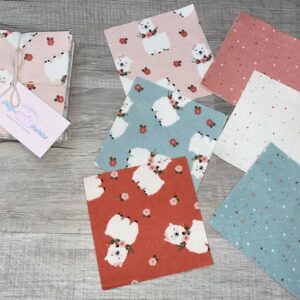 Juvenile Flannel Llamas 5" Stacker - Riley Blake Designs