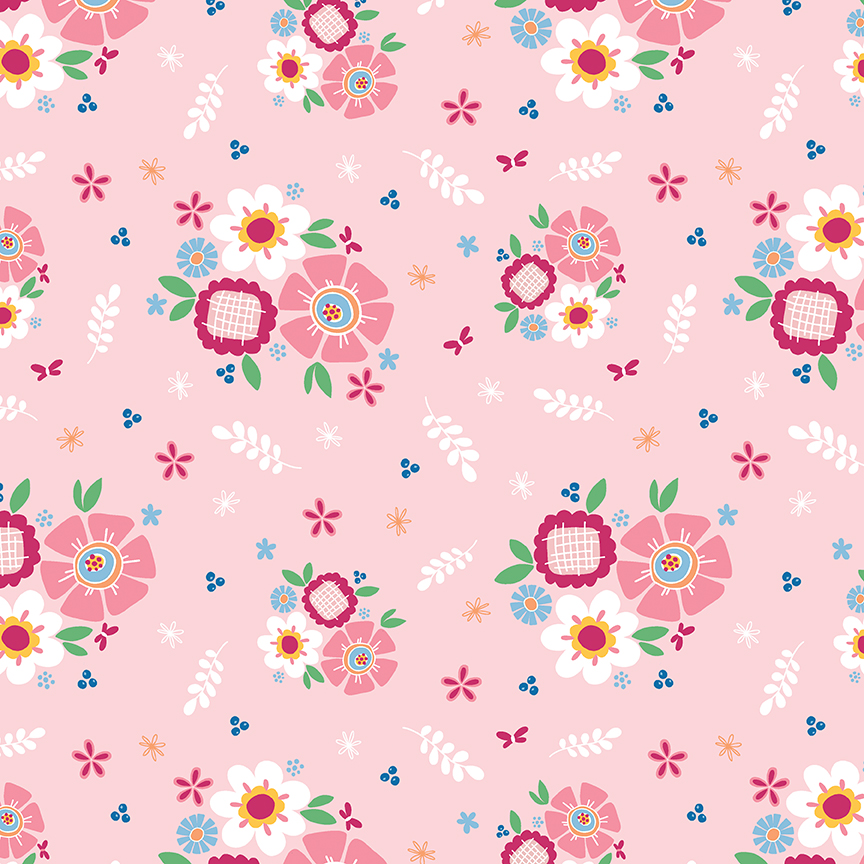 Pure Delight Main Pink - Yardage