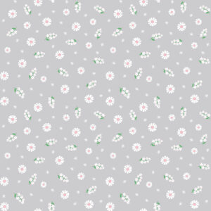Pure Delight Blooms Gray - Yardage