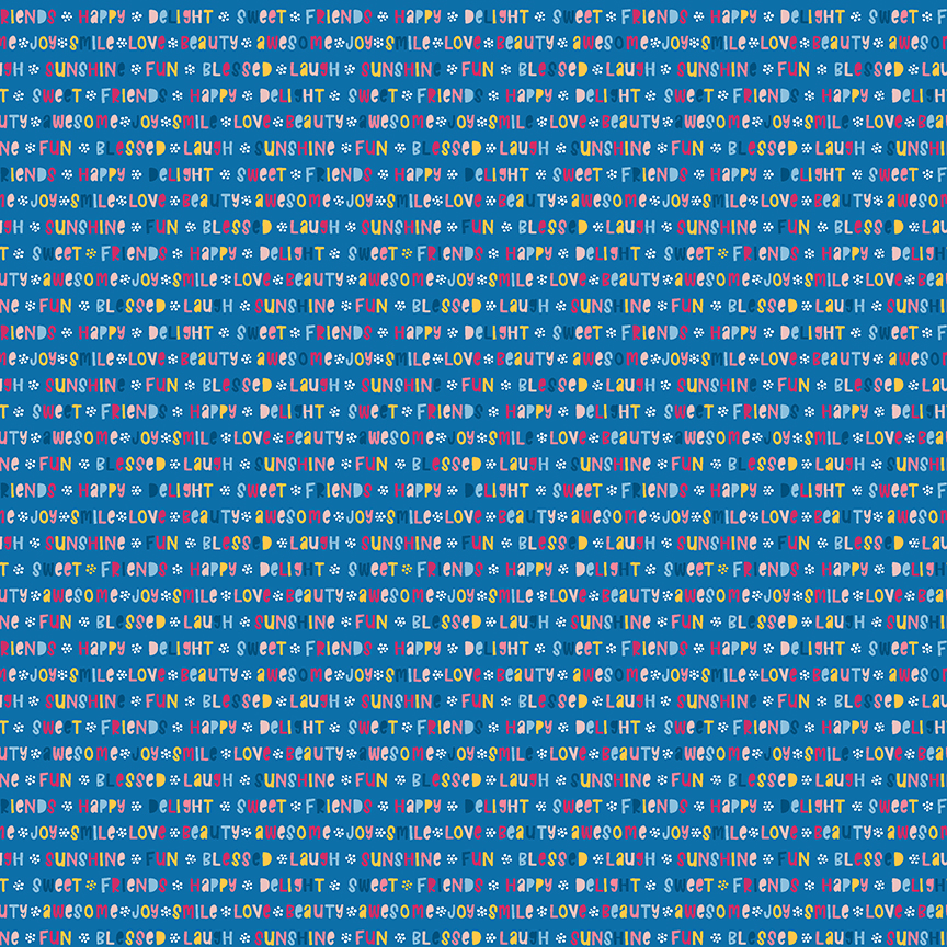 Pure Delight Chatter Dark Blue - Yardage
