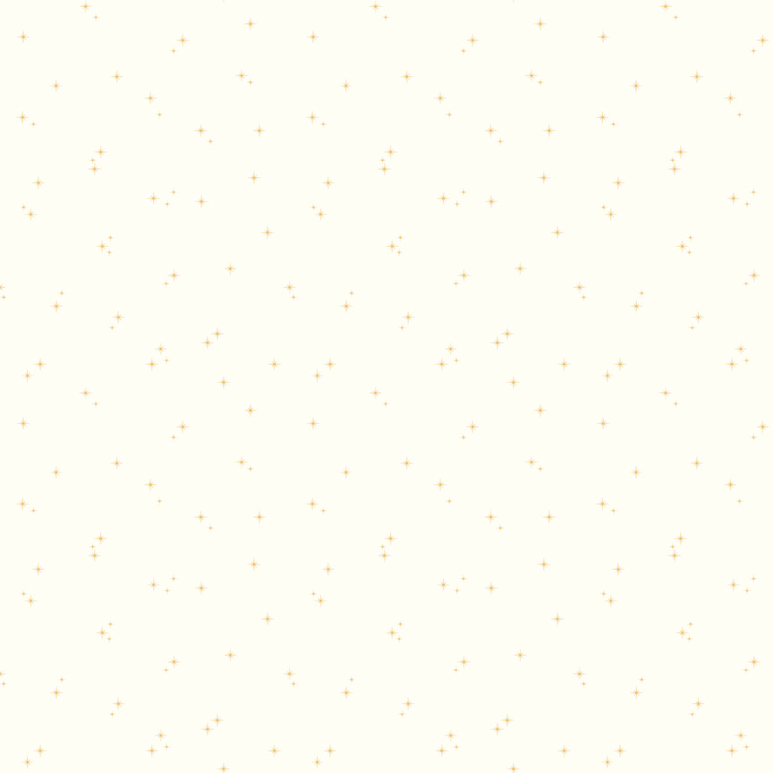 Mod Meow Stars Honey - Yardage