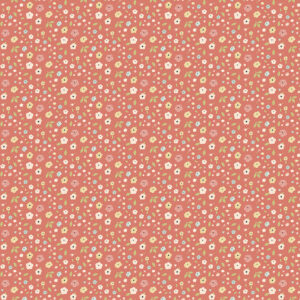 Joy in the Journey Blossoms Coral - Yardage