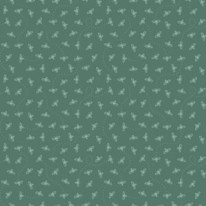 Harmony Bees Teal - Yardage