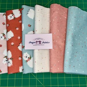 Juvenile Flannel Half-Yard Llamas Bundle - Riley Blake Designs