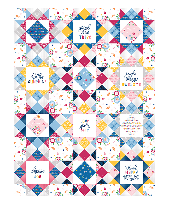 Pure Delight Quilt Panel - Riley Blake Designs