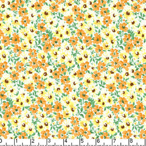 Flower Patch Gold - Yardage