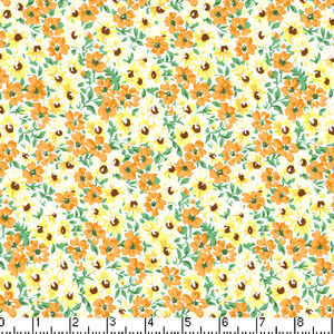 Flower Patch Gold - Yardage