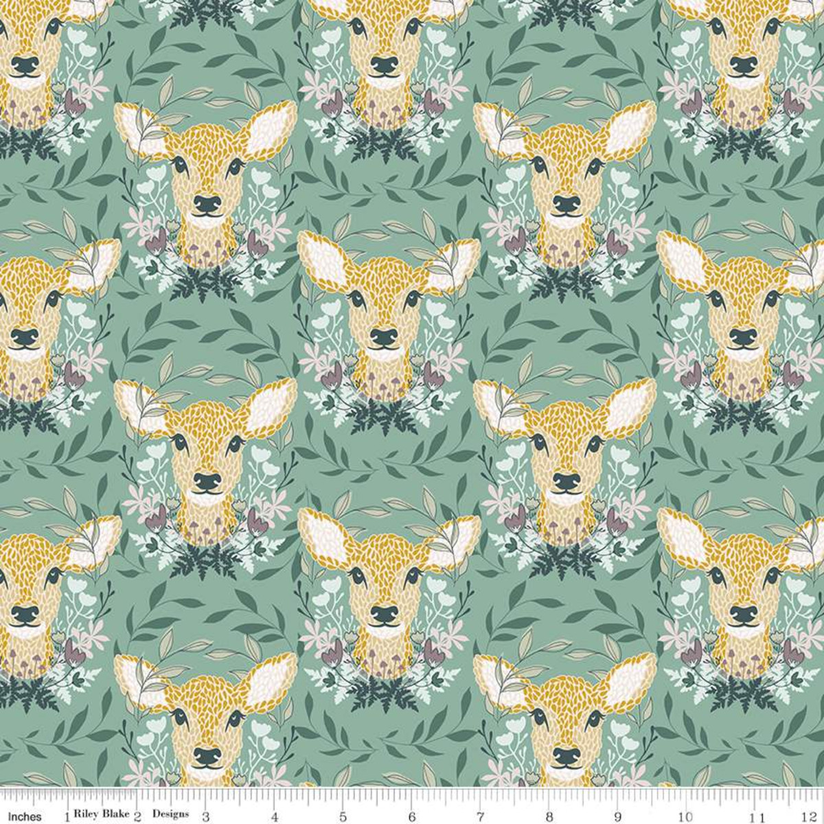 Harmony Oh Deer Seafoam - Riley Blake Designs