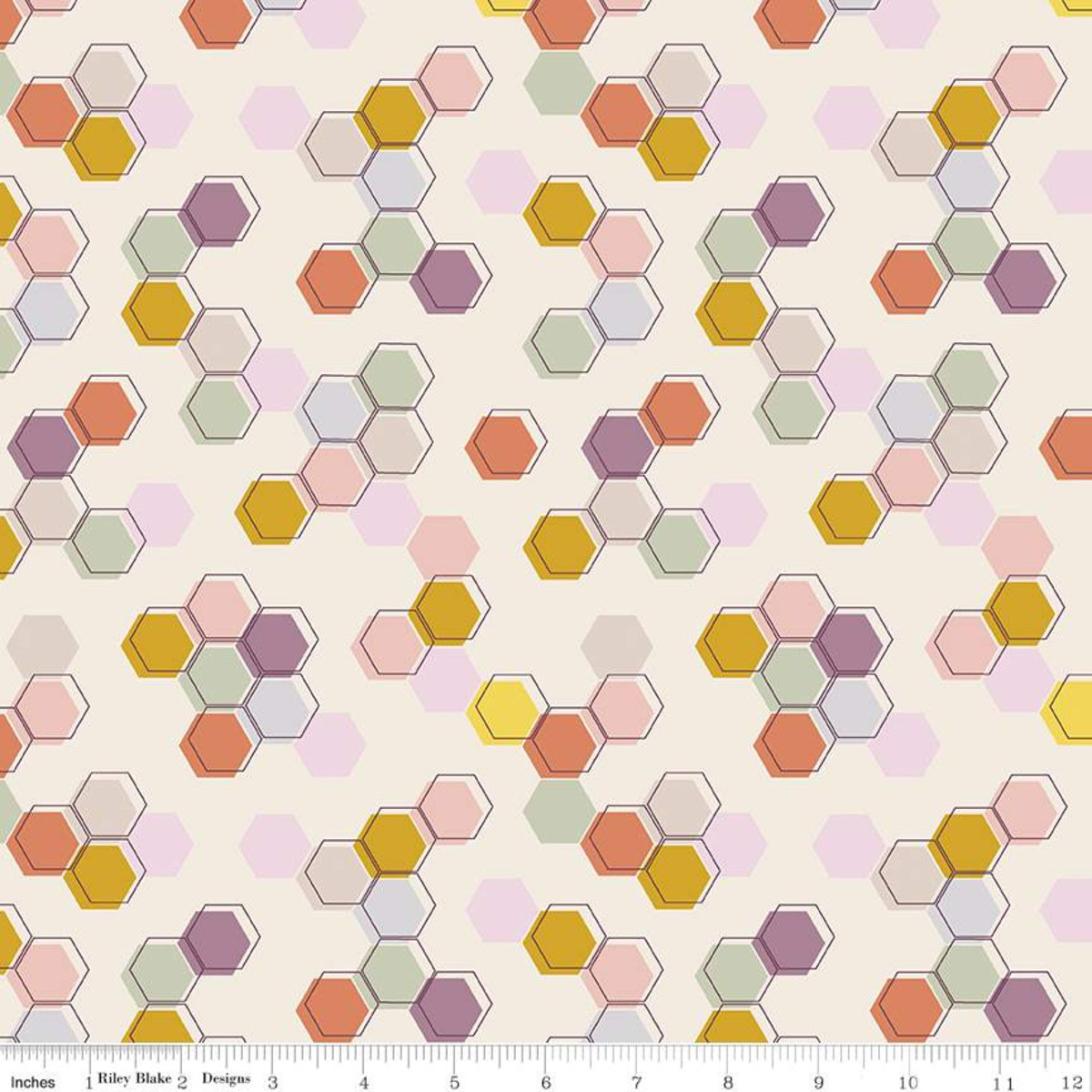 Harmony Honeycomb Cream - Riley Blake Designs
