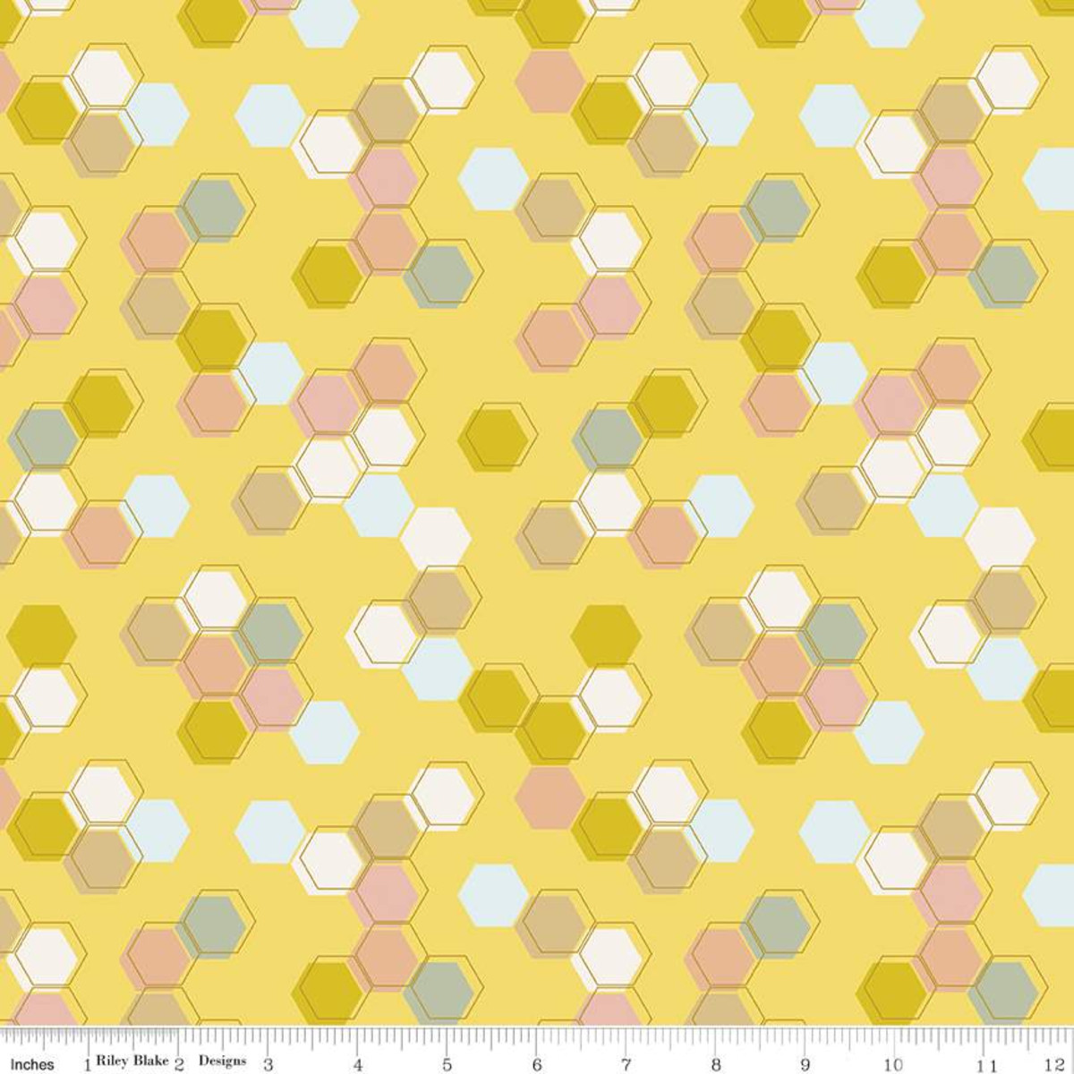 Harmony Honeycomb Sunshine - Riley Blake Designs