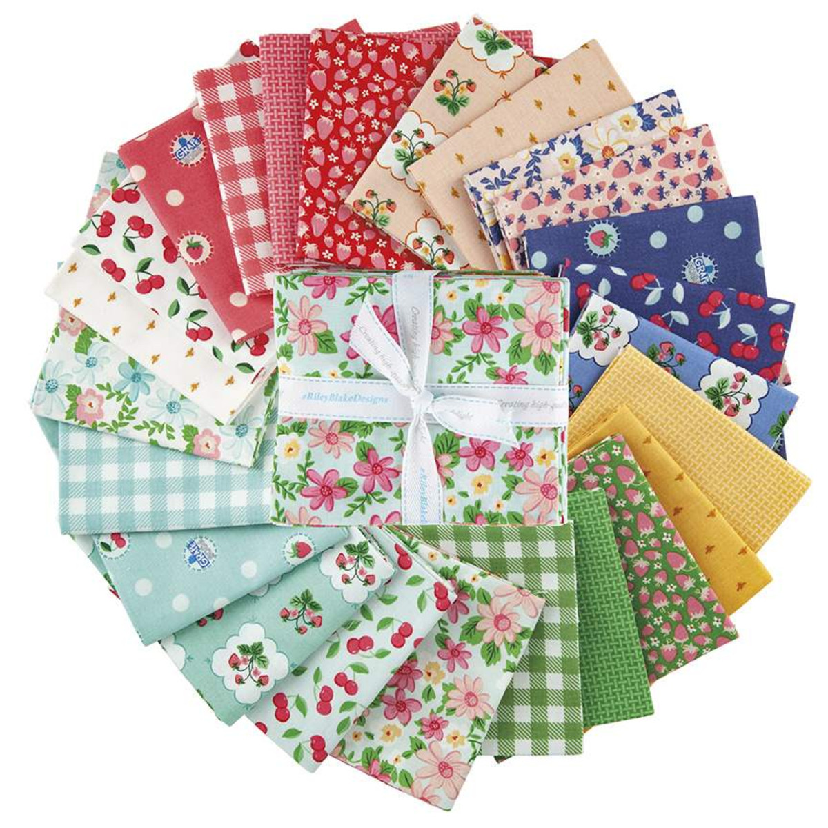 Summer Picnic Fat Quarter Bundle - Riley Blake Designs