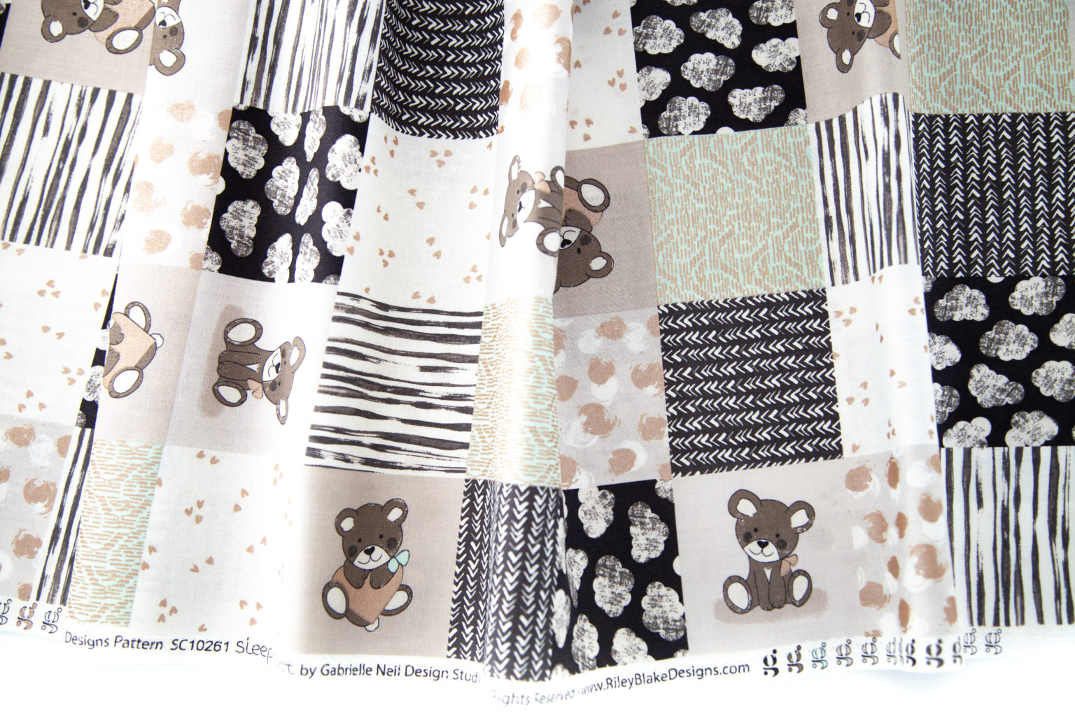 Sleep Tight Cheater Multi Sparkle - Yardage - Image 2
