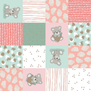 Sleep Tight Cheater Multi Sparkle - Yardage