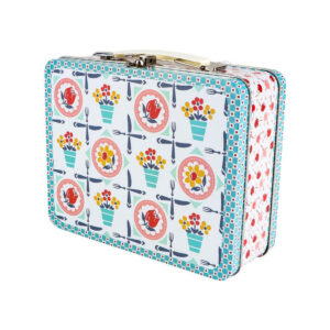 Cook Book Vintage Metal Lunch Box Keepsake - Riley Blake Designs
