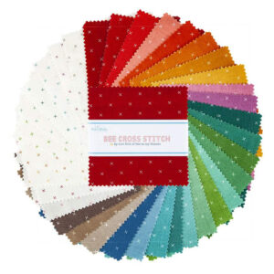 Bee Cross Stitch 5" Stacker - Riley Blake Designs