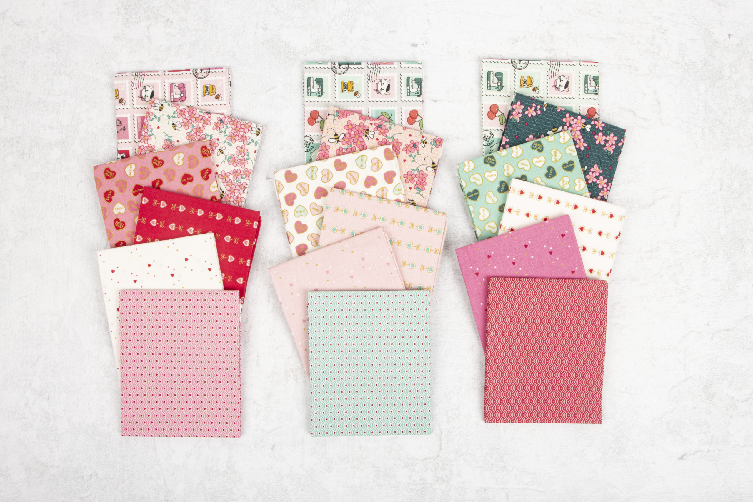 Mint for You Heart of Hearts Quilt Kit - Riley Blake Designs - Image 2
