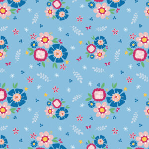 Pure Delight Main Blue - Yardage