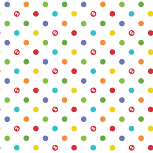Fisher-Price Dots White - Yardage