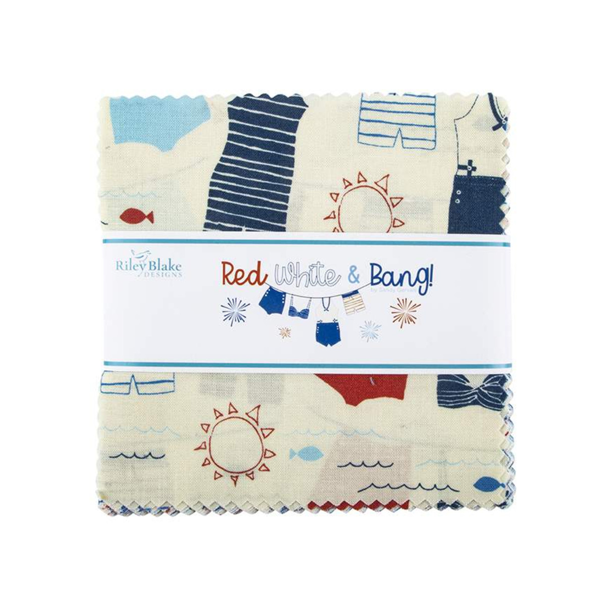Red White and Bang! 5" Stacker - Riley Blake Designs - Image 2