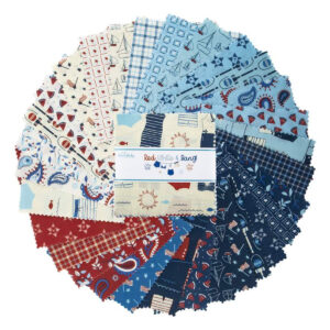 Red White and Bang! 5" Stacker - Riley Blake Designs