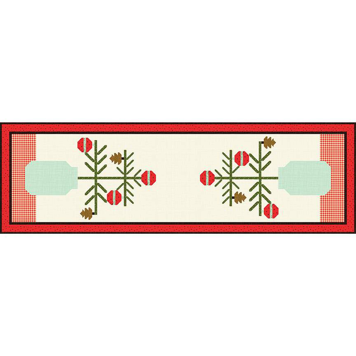 Adel in Winter In a Fruit Jar Winter Table Runner - Riley Blake Designs