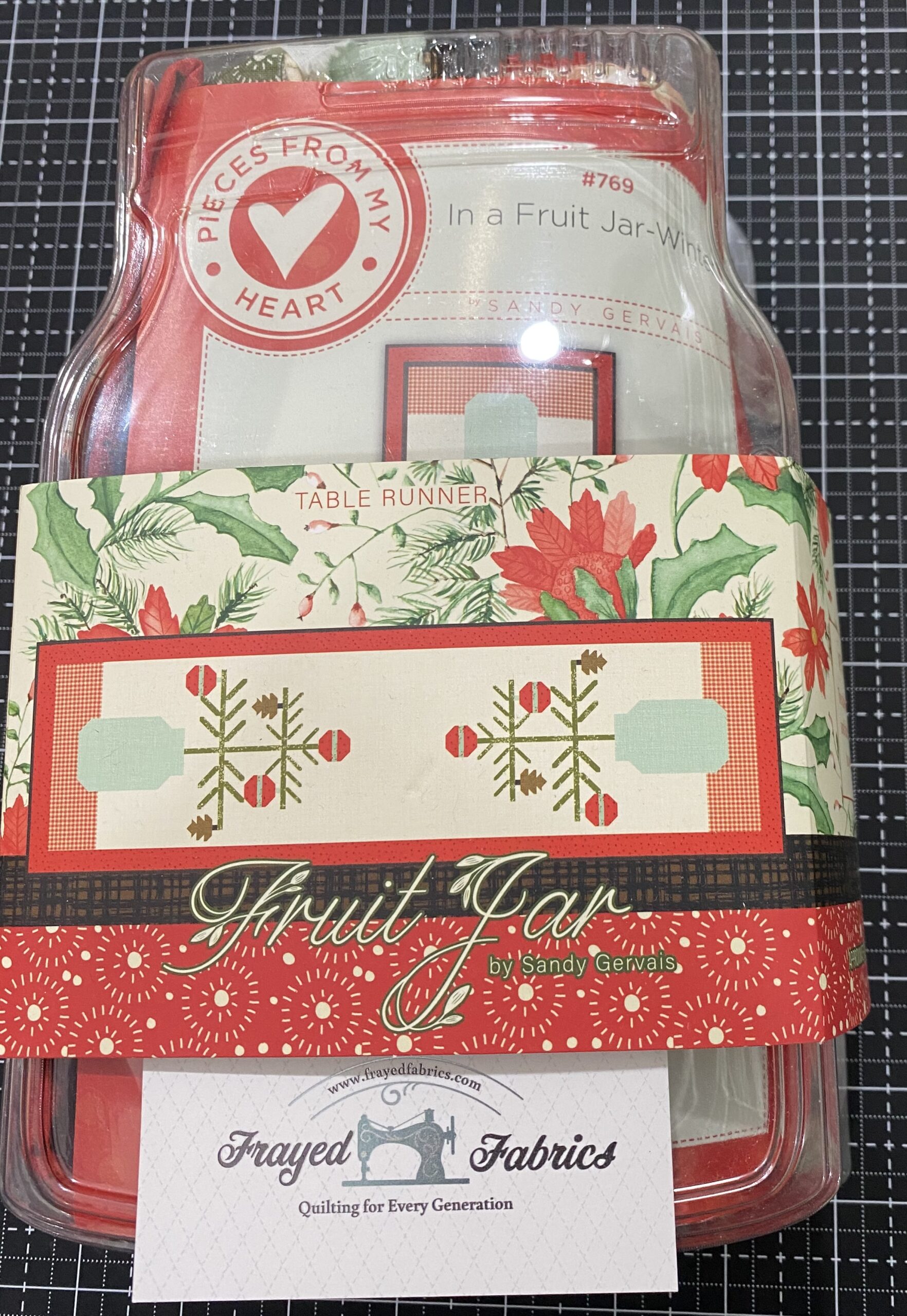 Adel in Winter In a Fruit Jar Winter Table Runner - Riley Blake Designs - Image 2