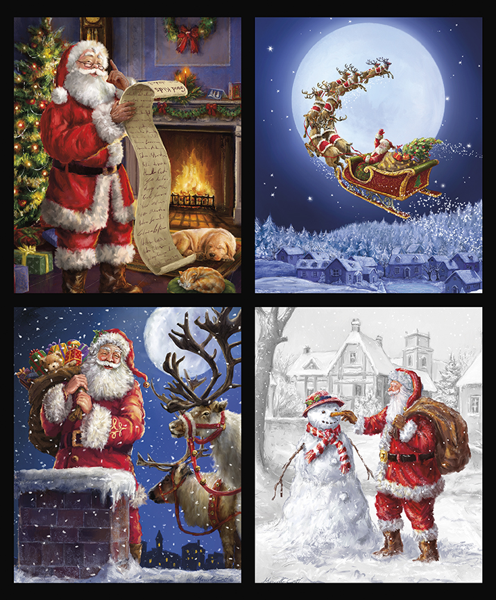 Christmastime is Here Pillow Panel - Riley Blake Designs