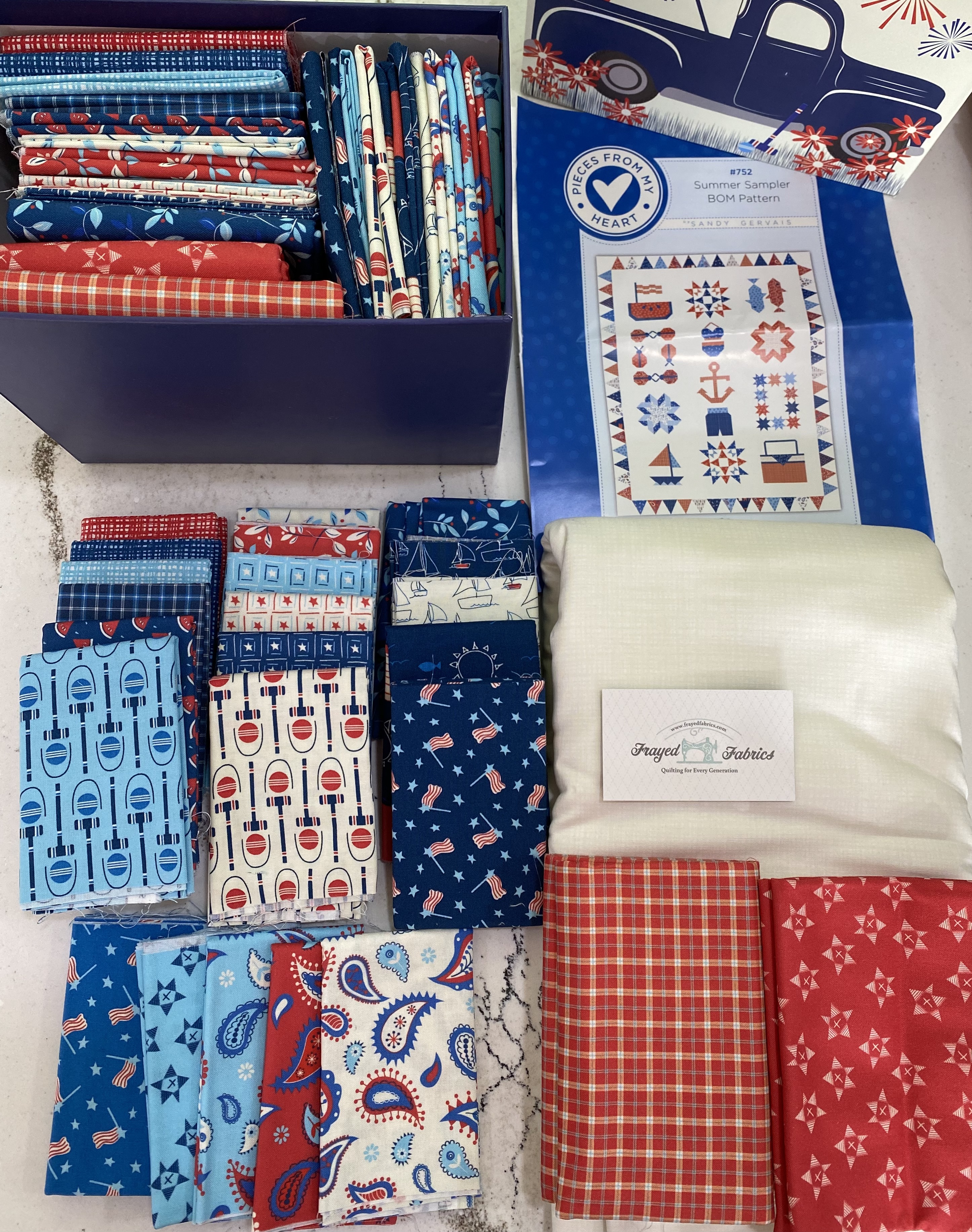 Summer Sampler Quilt Boxed Kit - Riley Blake Designs - Image 3