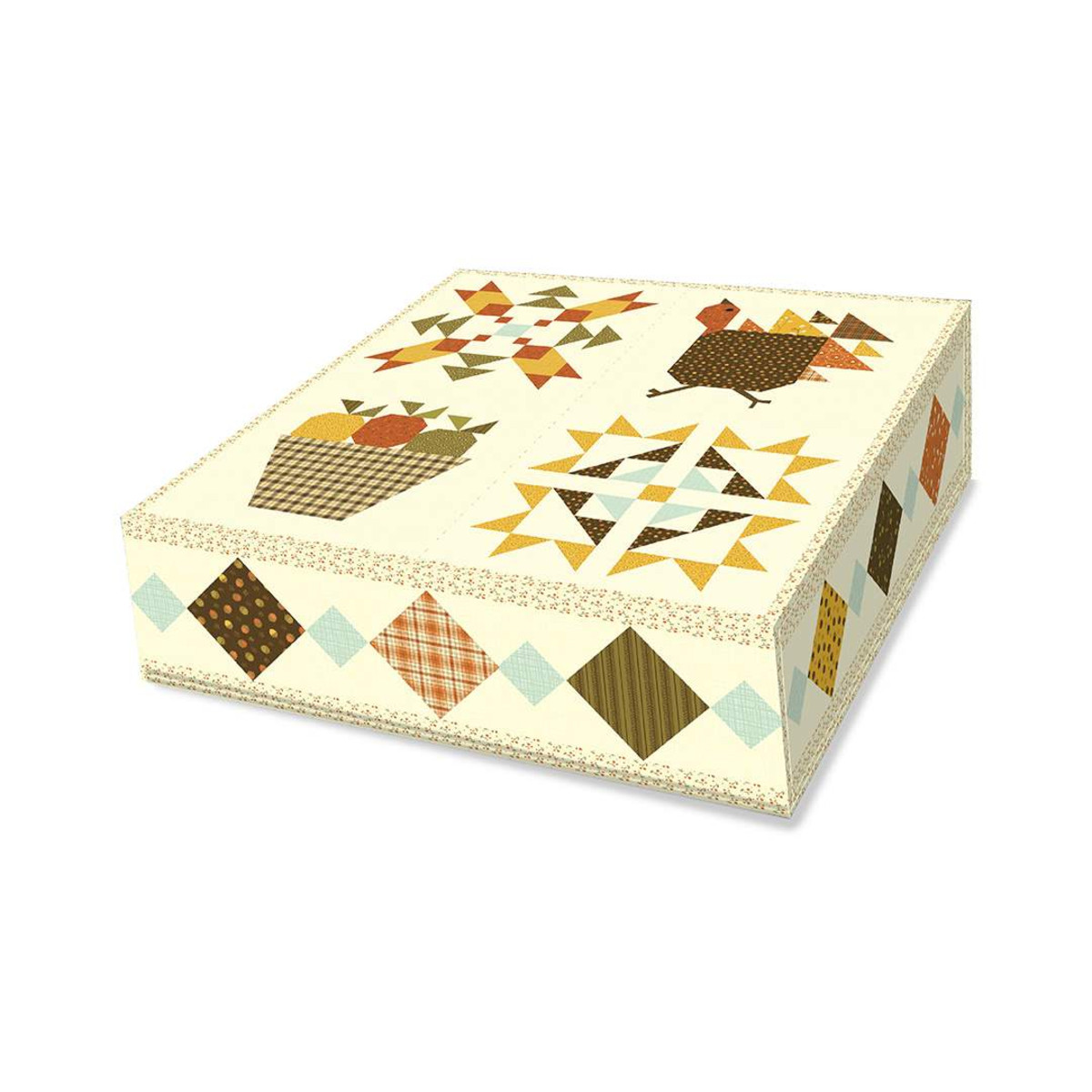 Fall Gatherings Sampler Quilt Kit in Keepsake Box - Riley Blake Designs - Image 4