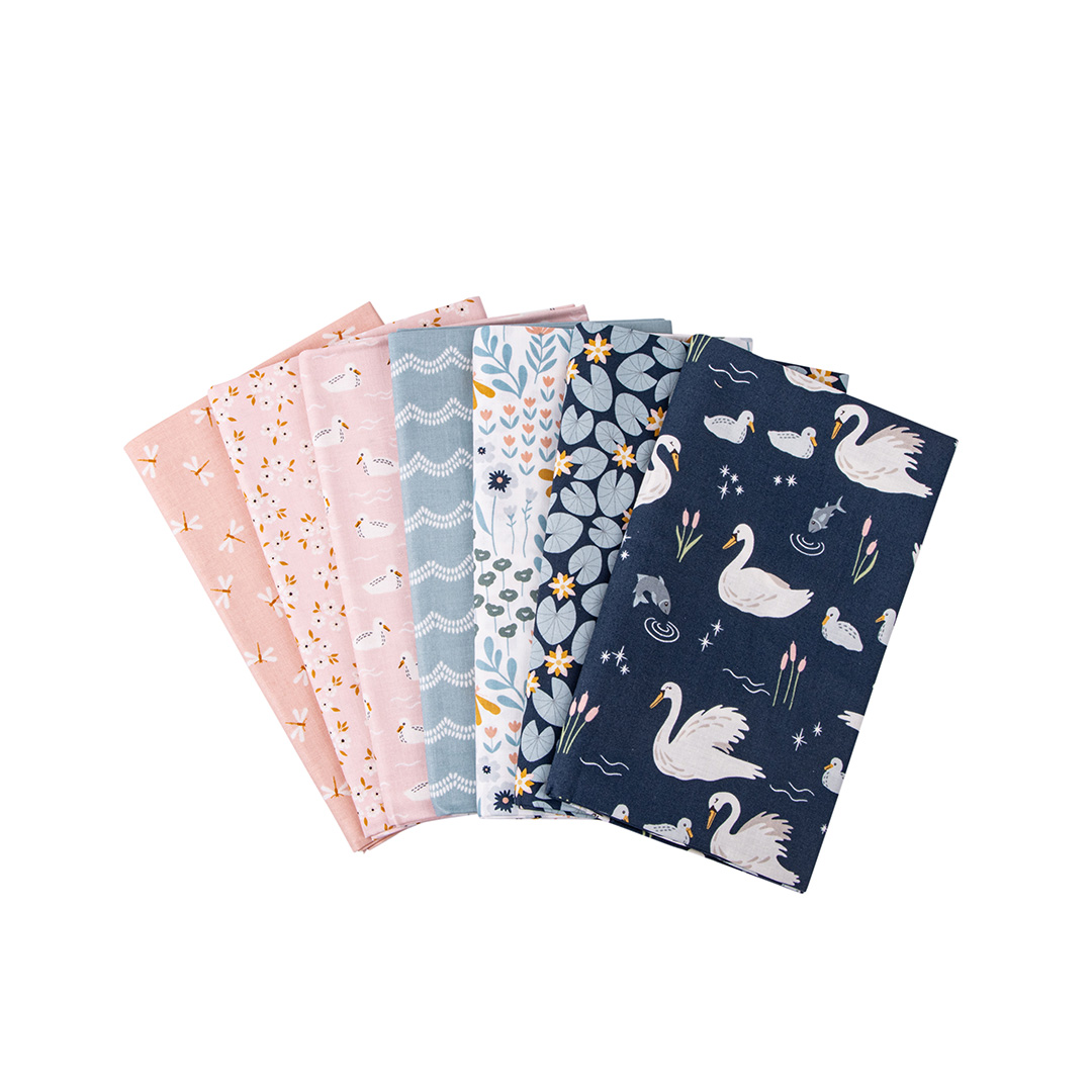 Little Swan 21-piece Yard Bundle (Full Collection) - Riley Blake Designs - Image 4