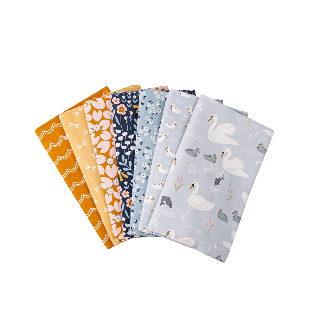 Little Swan 21-piece Yard Bundle (Full Collection) - Riley Blake Designs - Image 5