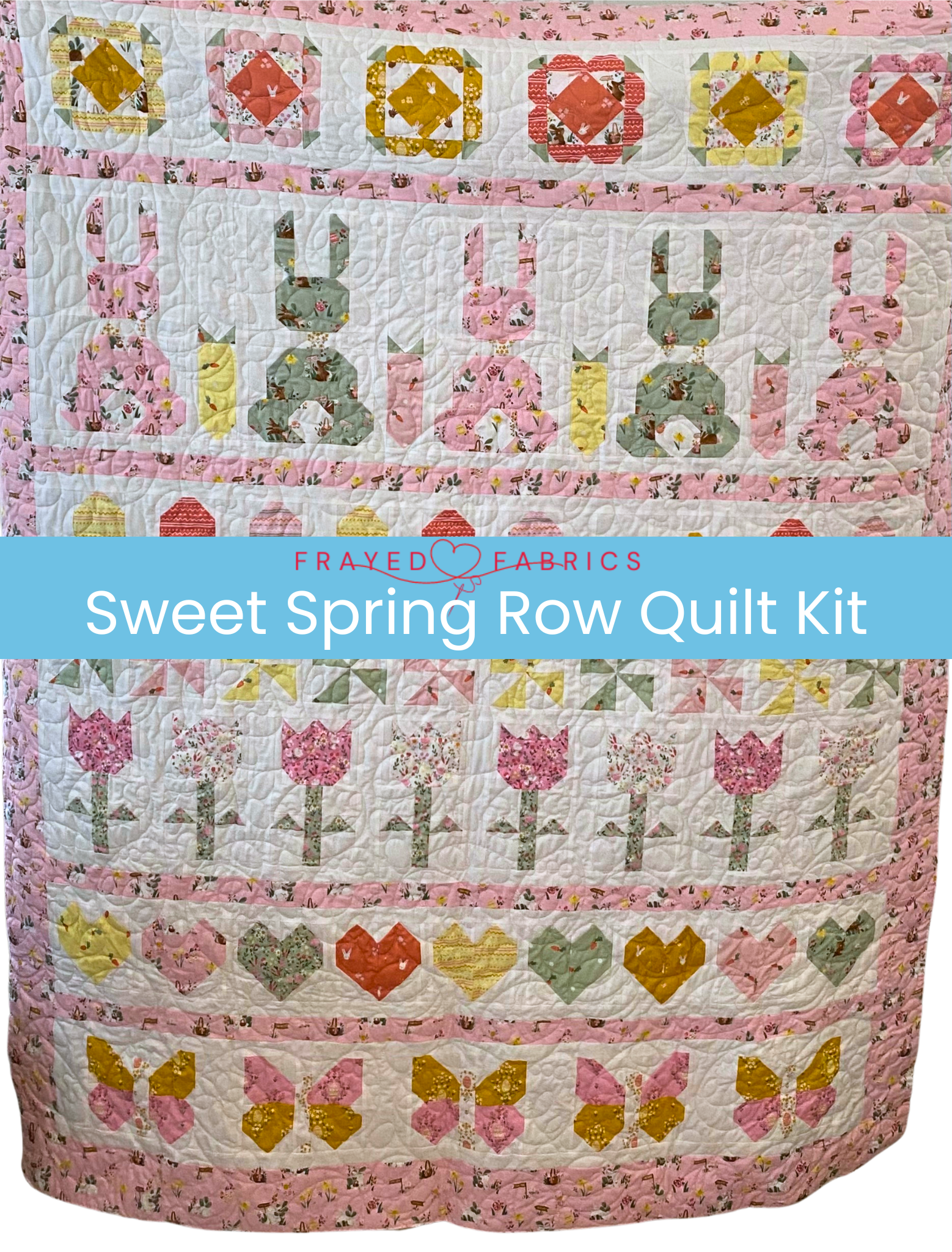 Sweet Spring Row Quilt Kit - Riley Blake Designs