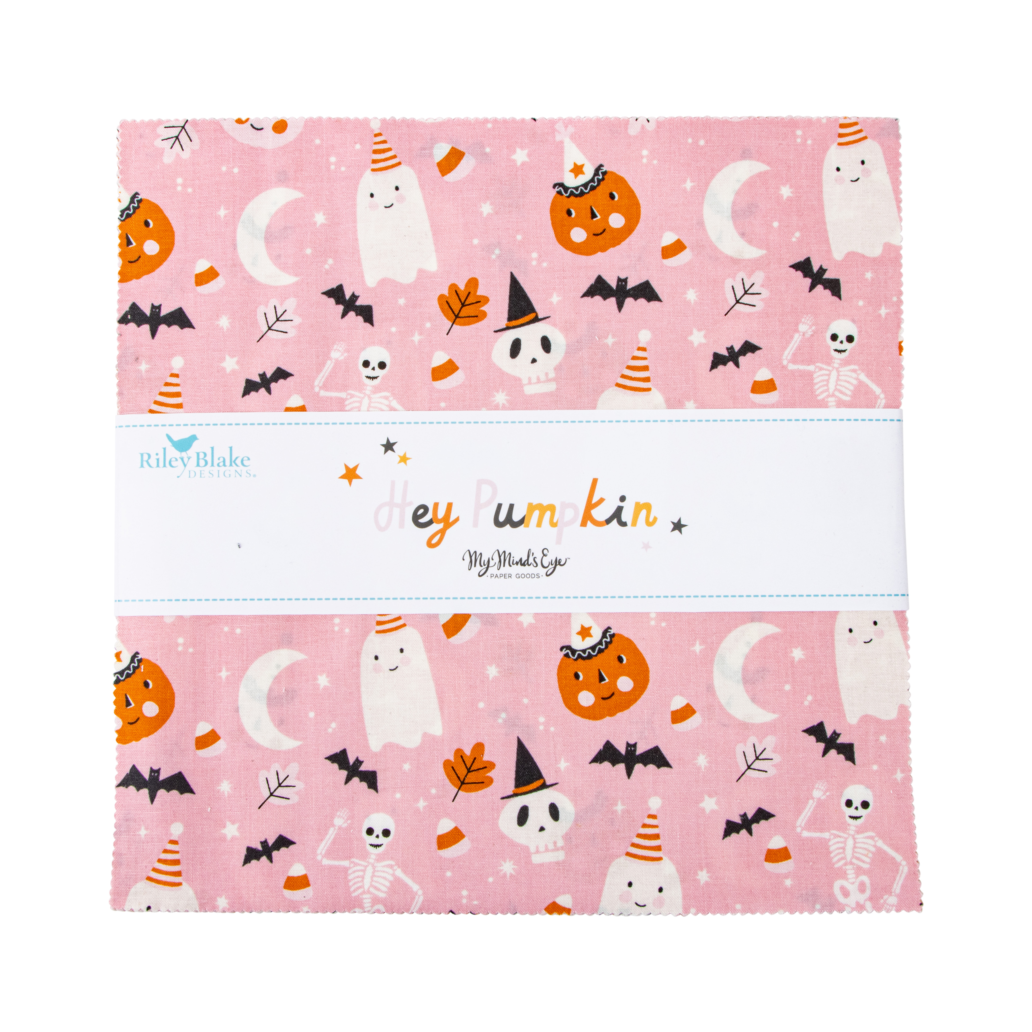 Hey Pumpkin 10 in stacker + Happy Halloween Panel - Riley Blake Designs - Image 2