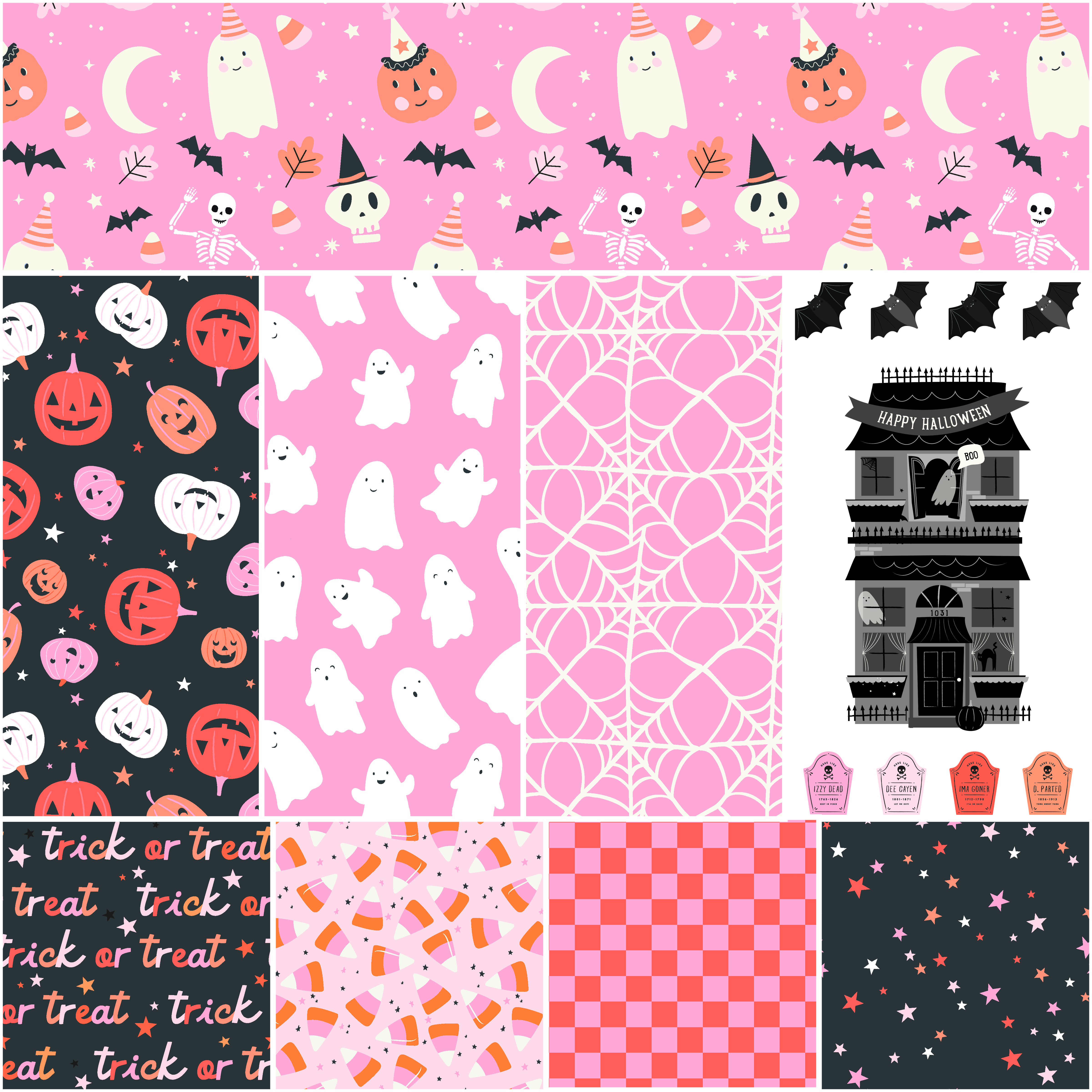 Hey Pumpkin Pink Yard Bundle - Riley Blake Designs - Image 4