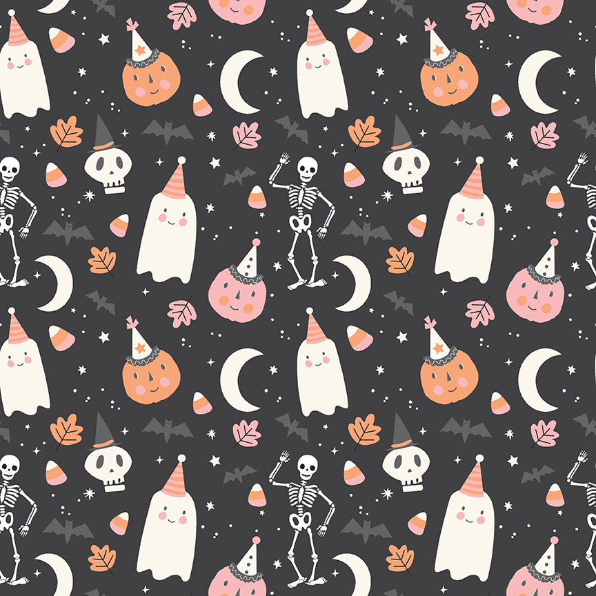 Hey Pumpkin Charcoal Yard Bundle - Riley Blake Designs - Image 11