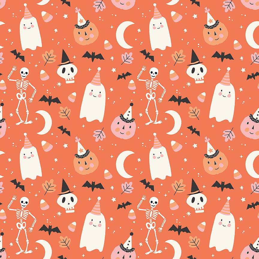 Hey Pumpkin Orange Yard Bundle - Riley Blake Designs - Image 4