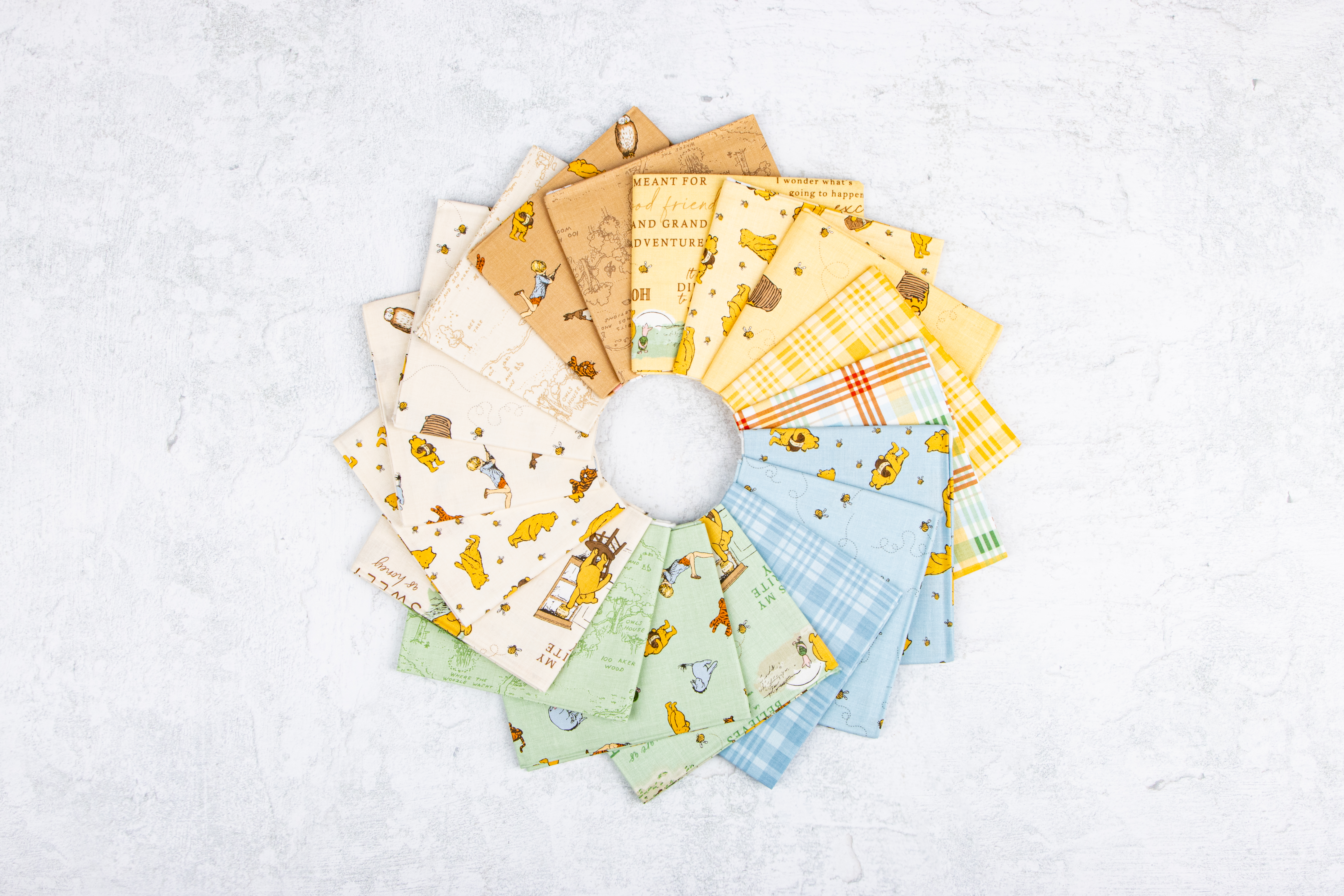 Winnie the Pooh 19 Piece Yard-Bundle (Full Collection) – Riley Blake Designs